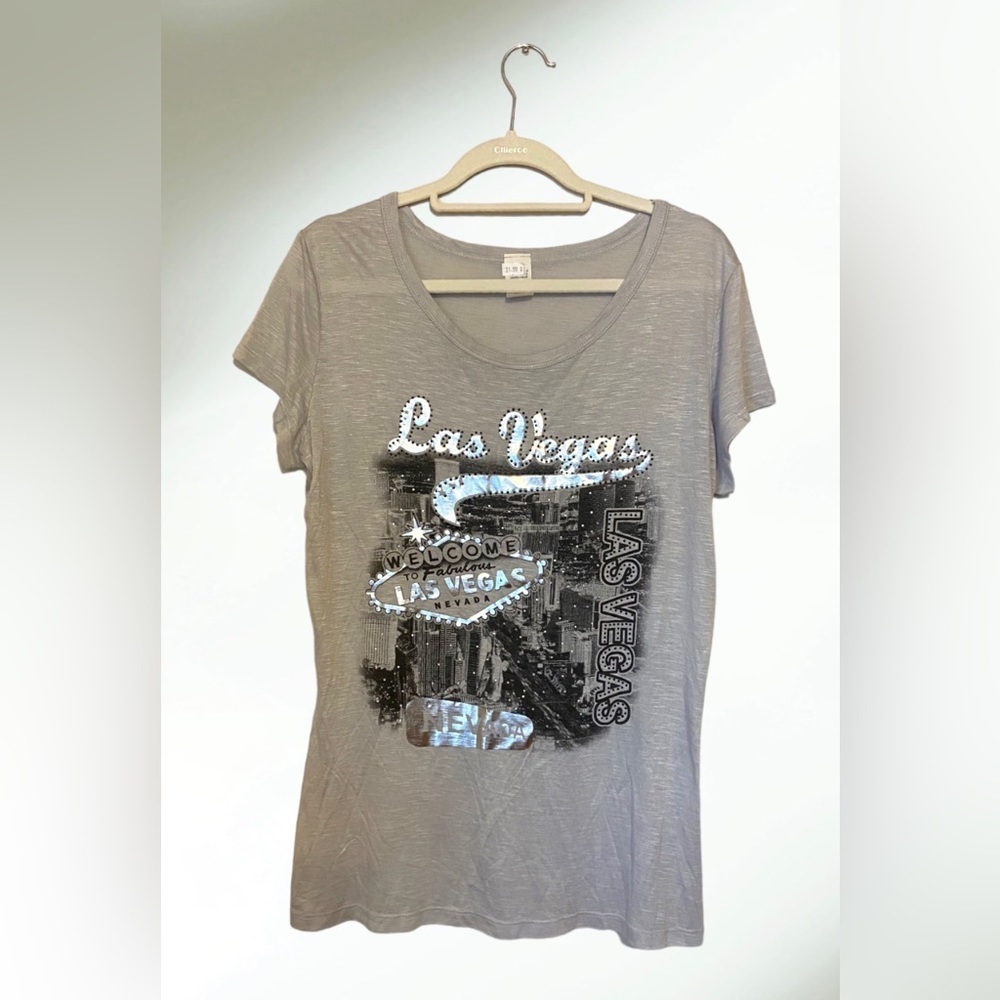 Las Vegas Gray T-Shirt X-Large